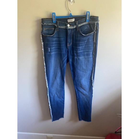 Judy Blue Dark Blue Skinny Jeans - Picture 2 of 8